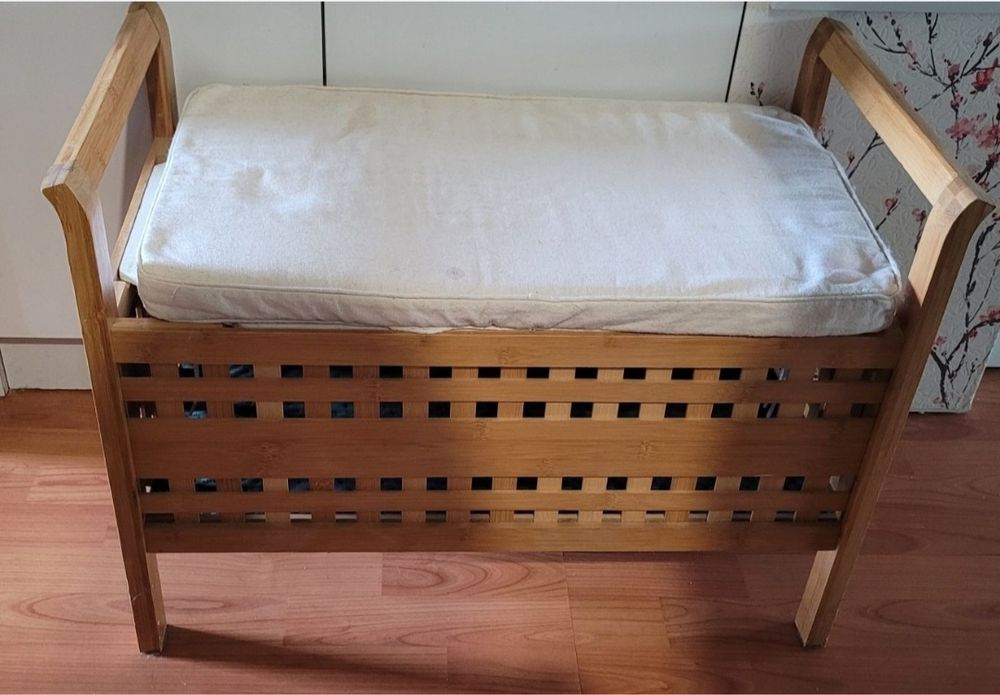 Ławka puf podnóżek