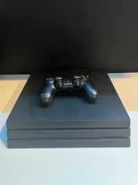 PS4 PRO 1 TB + pad + 6 gier