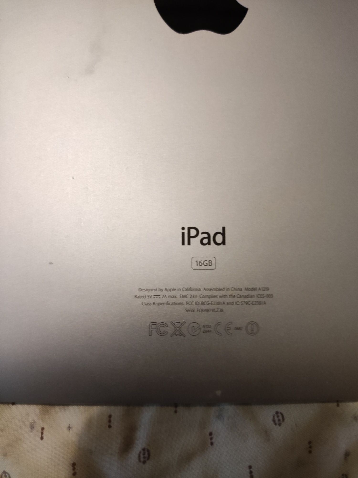 Ipad original 1° geração 16 Gb oferta capa