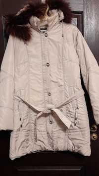 Пальто куртка пуховик 48-50(женская осень зима)