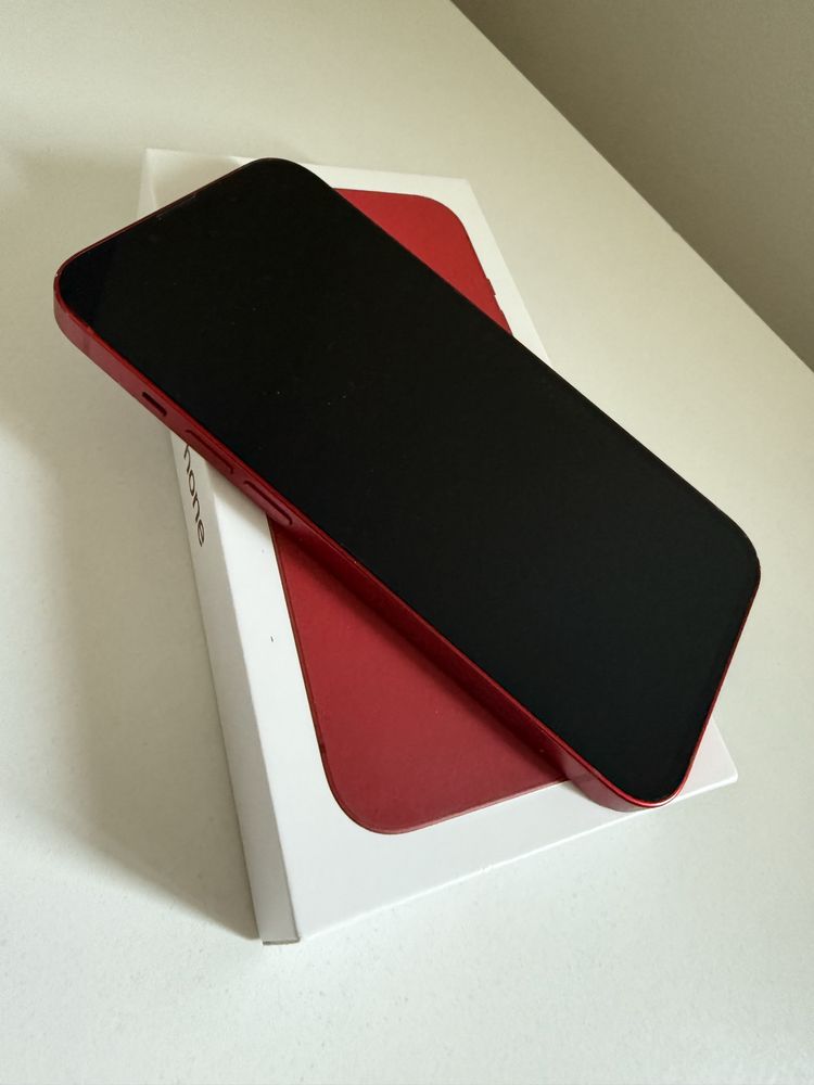 iPhone 13 128gb Red Idealny Bateria 100%