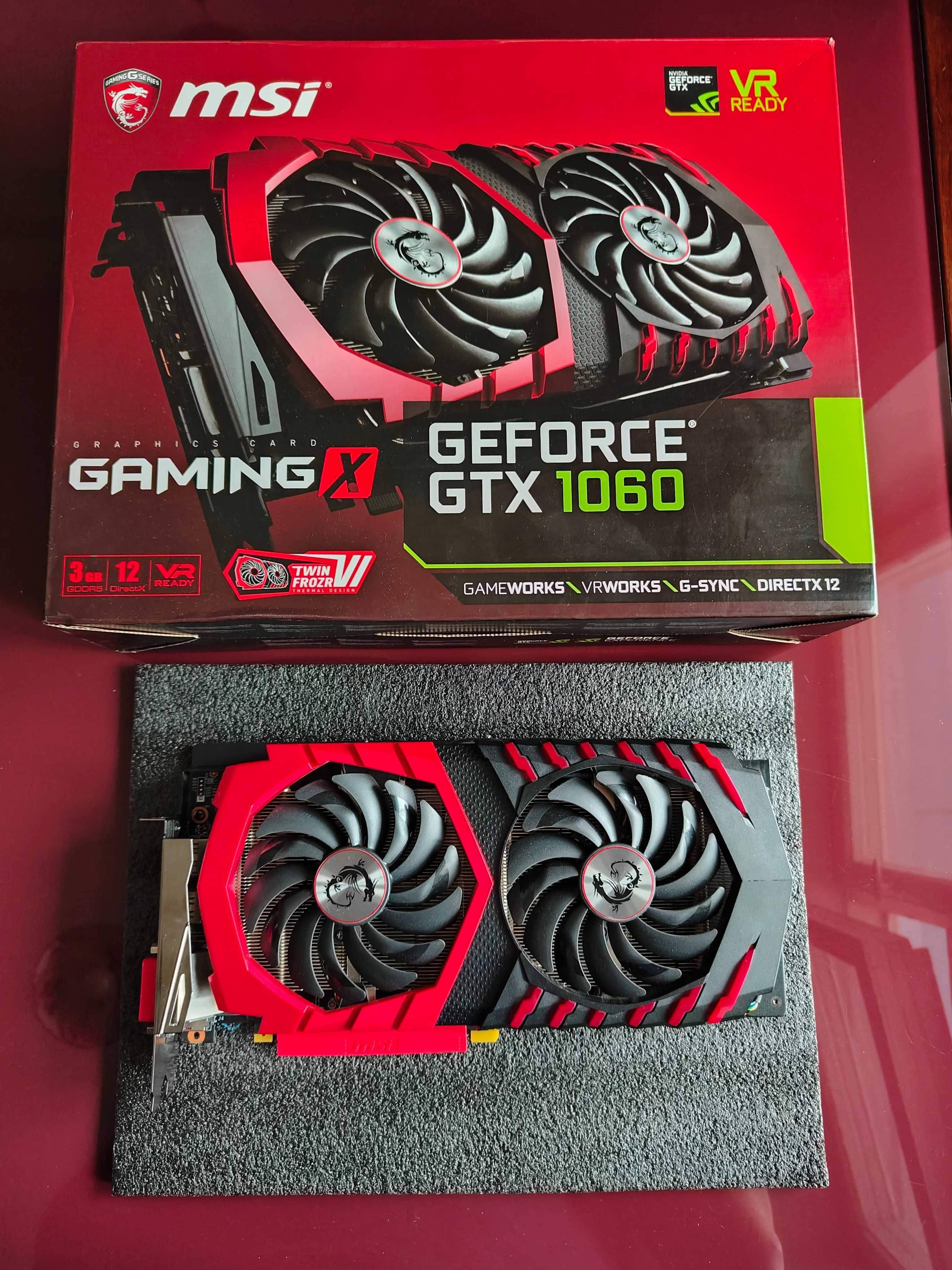 Видеокарта MSI GeForce GTX 1060 Gaming X 3GB