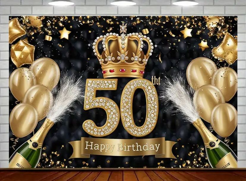 Новий баннер на день народження на 50 років