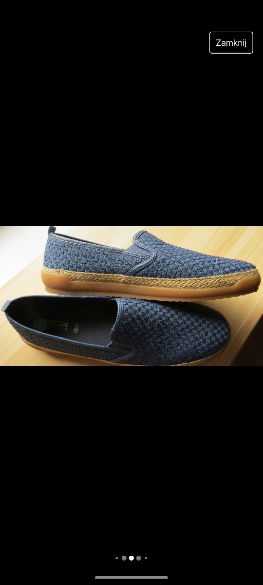 Espadryle Geox 46