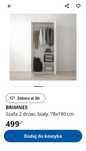 -50% Szafa IKEA Brimnes biała 2 drzwi
