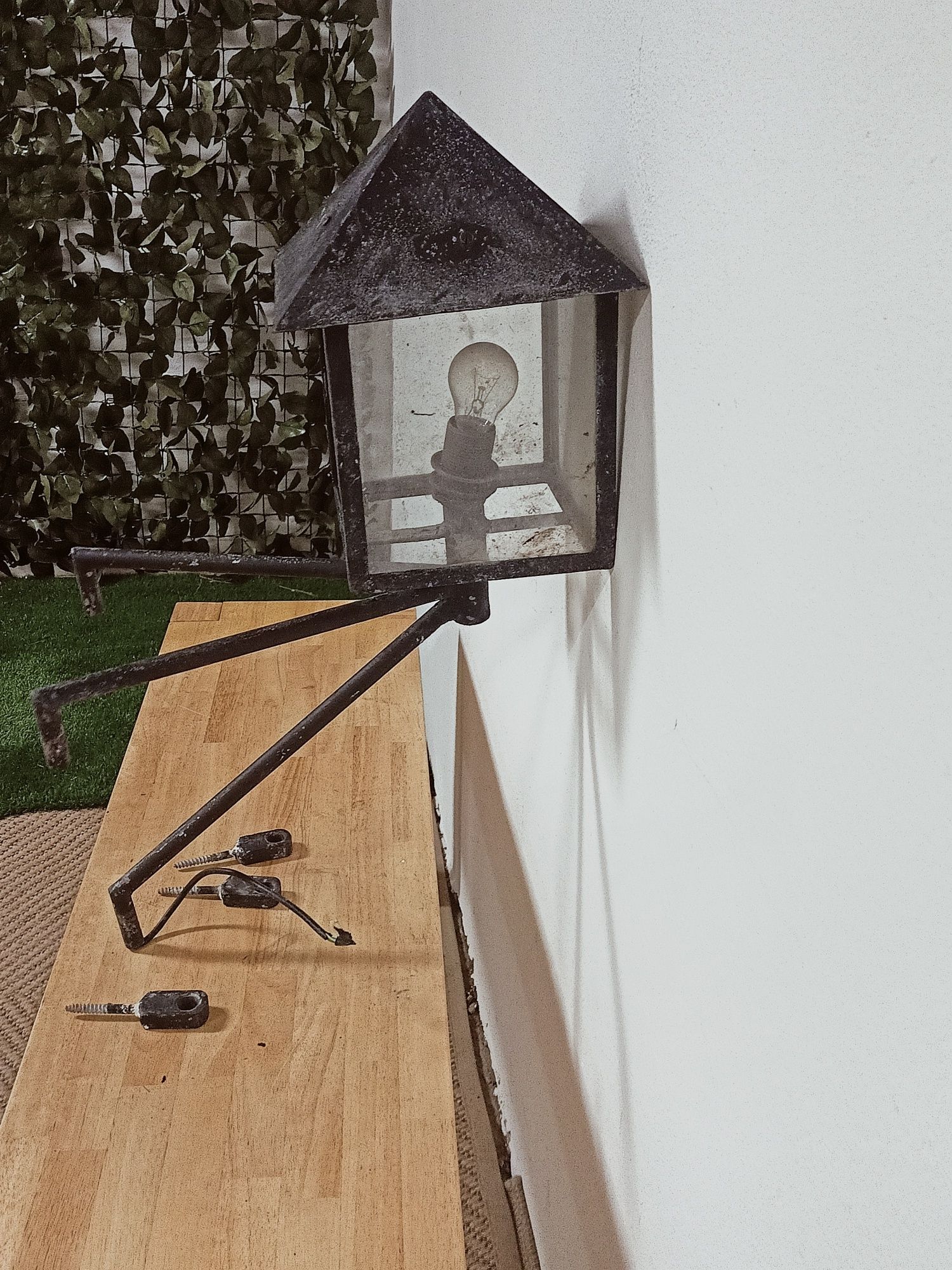 Lampa zewnętrzna,kinket- vintage.
