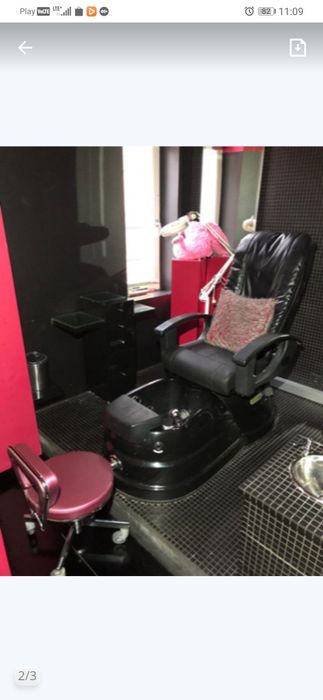 Fotel do pedicure z masażem