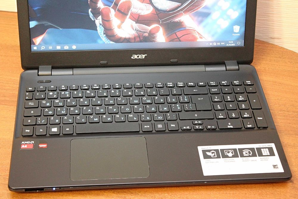 Ноутбук Acer Aspire E15/4 ядра A4-6210/8GB/SSD 128+HDD 500GB/Radeon R5