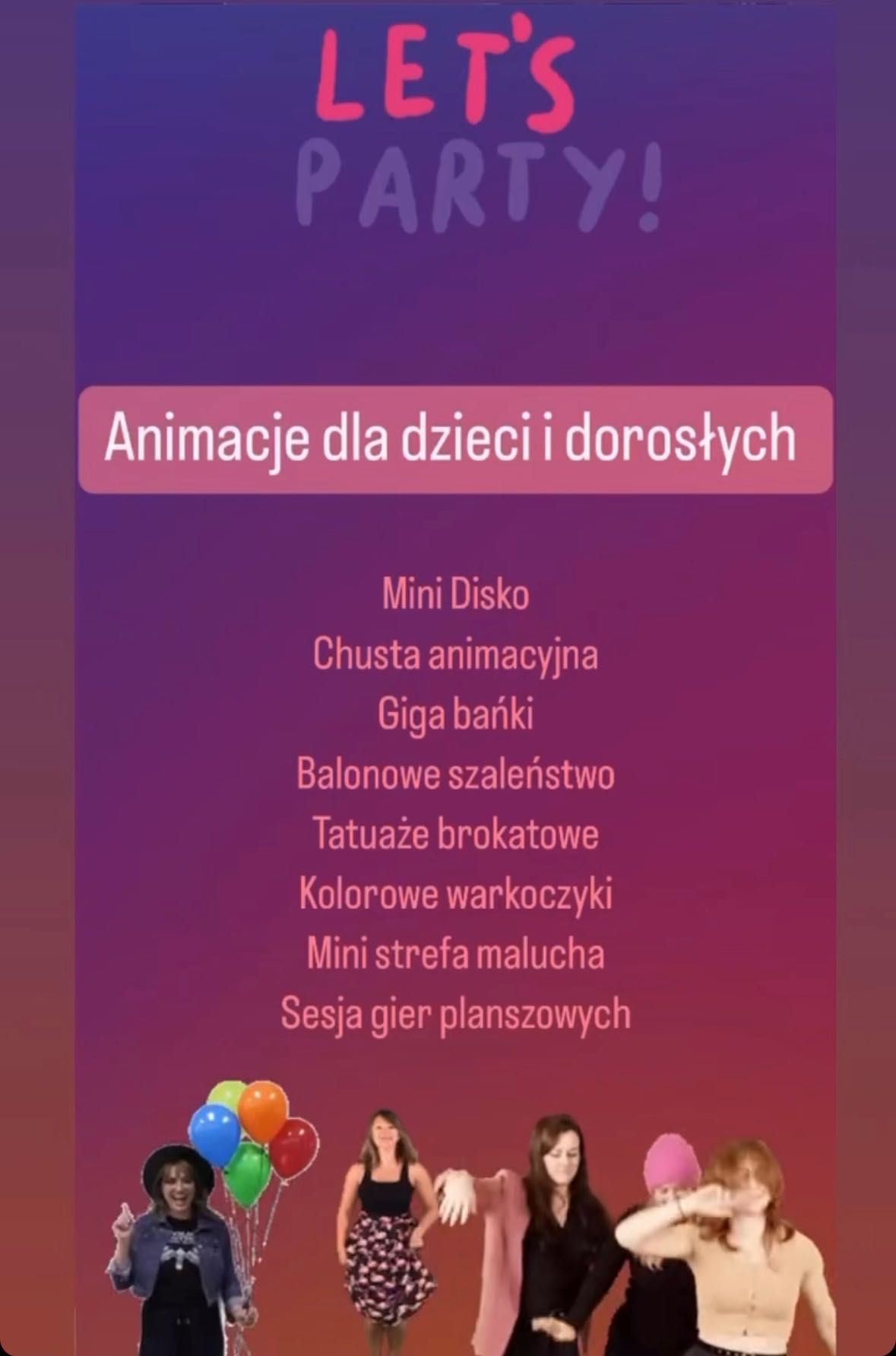 Animatorka dla dzieci i dorosłych