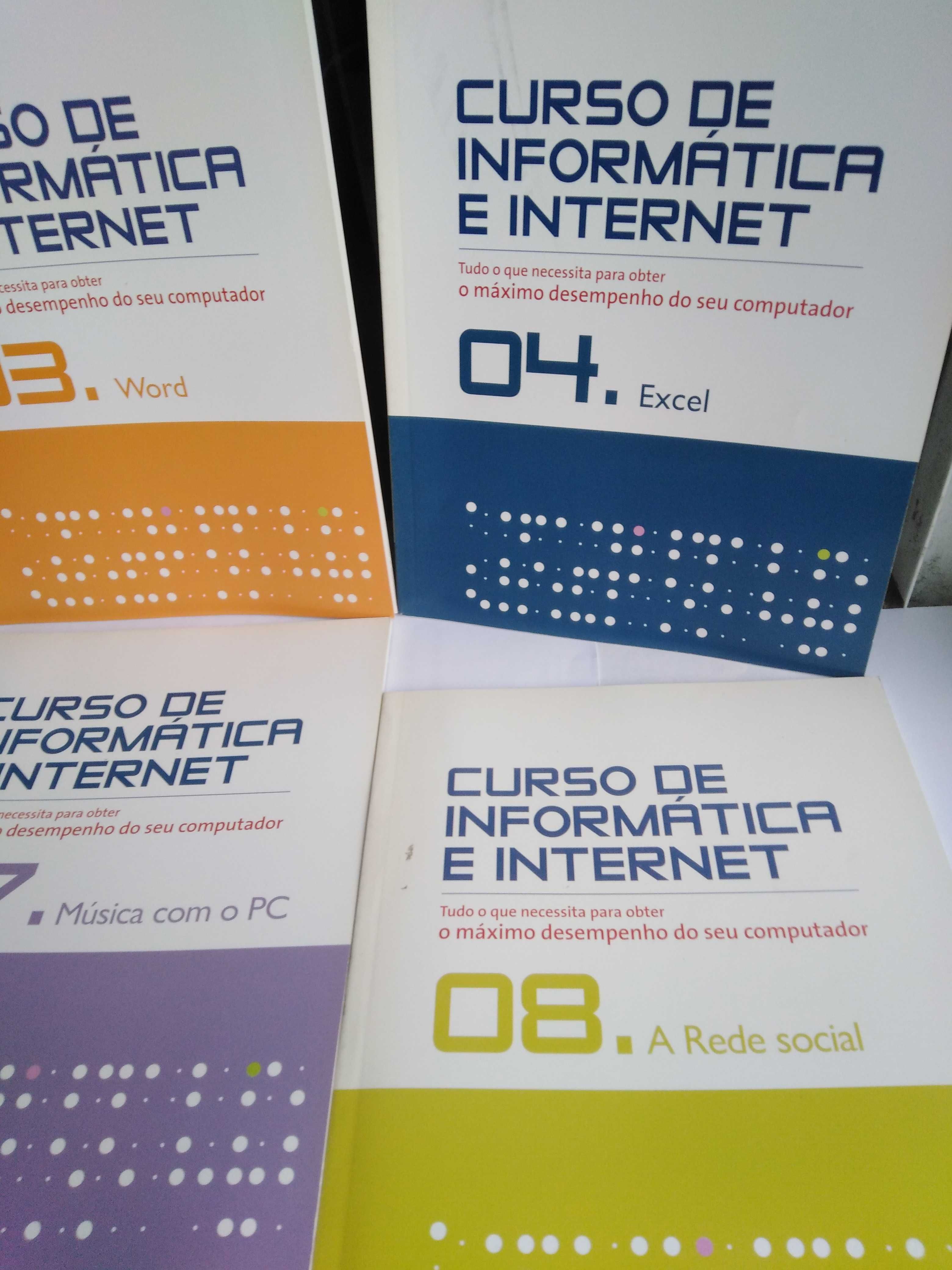 Curso de informatica e internet completo com 8 livros + 32 Cds.