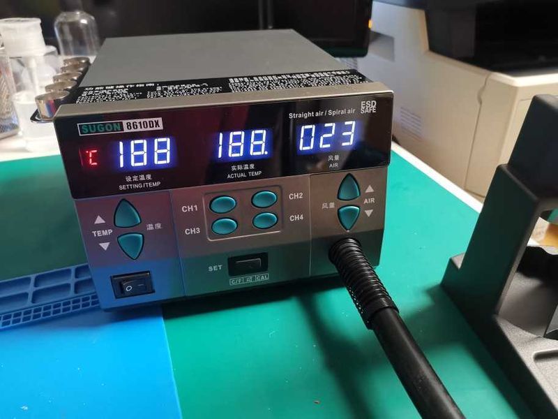 Термоповітряна паяльна станція SUGON 8610DX 1кВт  фен