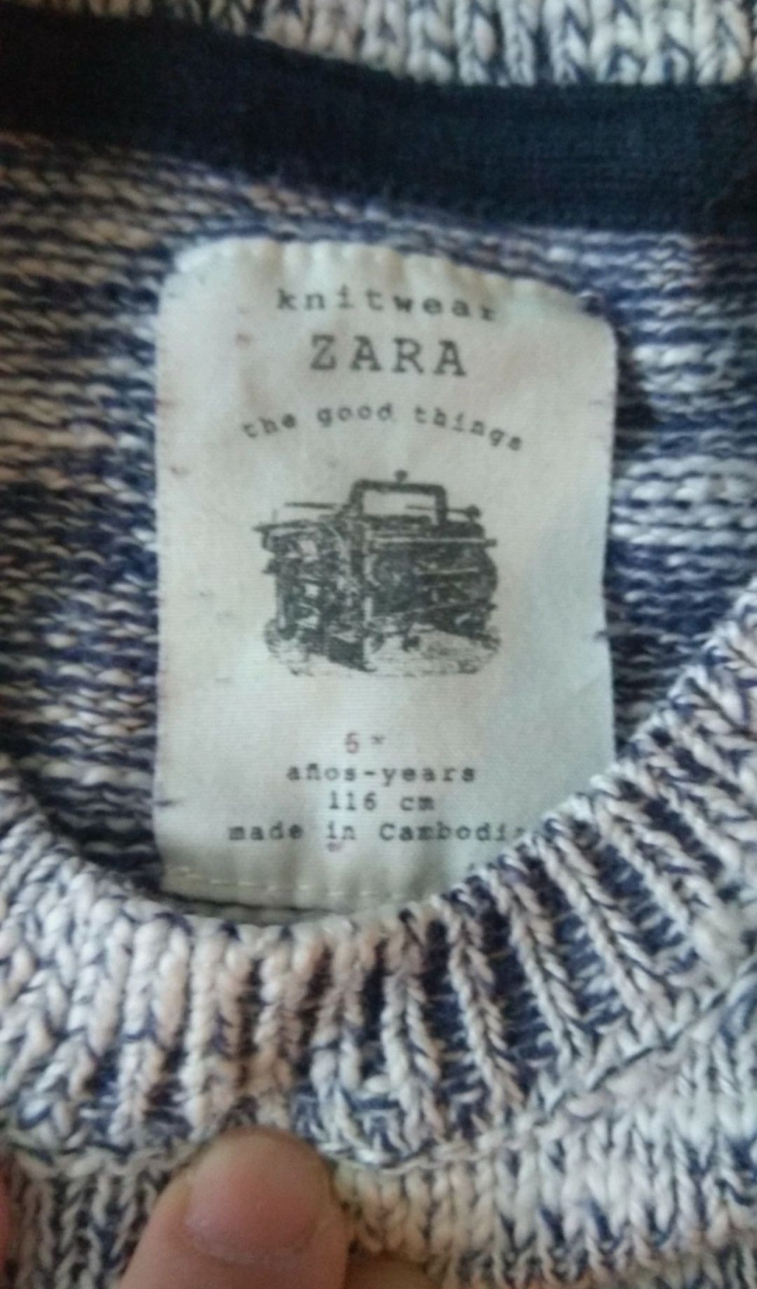 Sweter chłopięcy Zara rozmiar 104