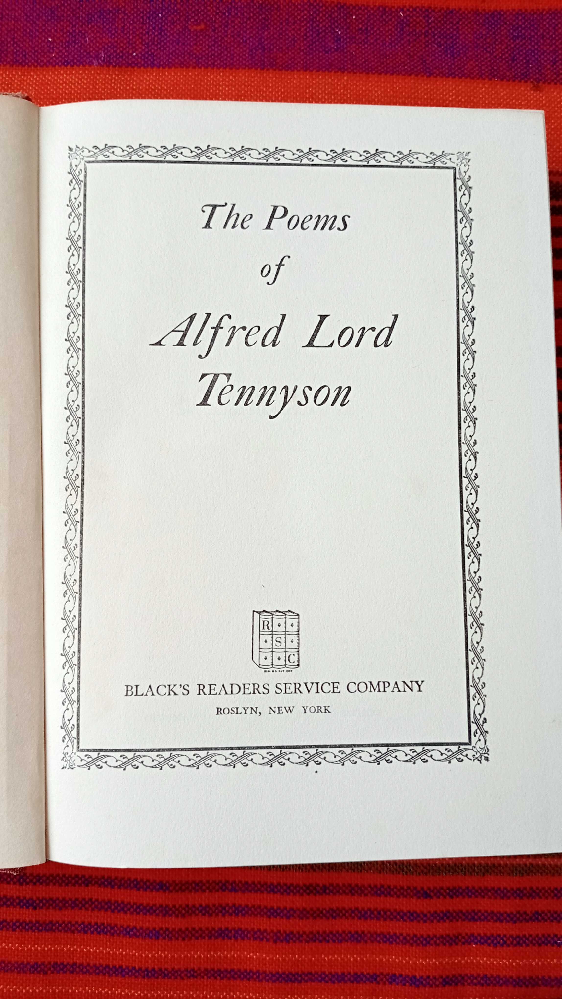 The poems of Alfred Lord Tennyson