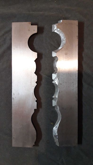 Ножи для фуганка фигурные.