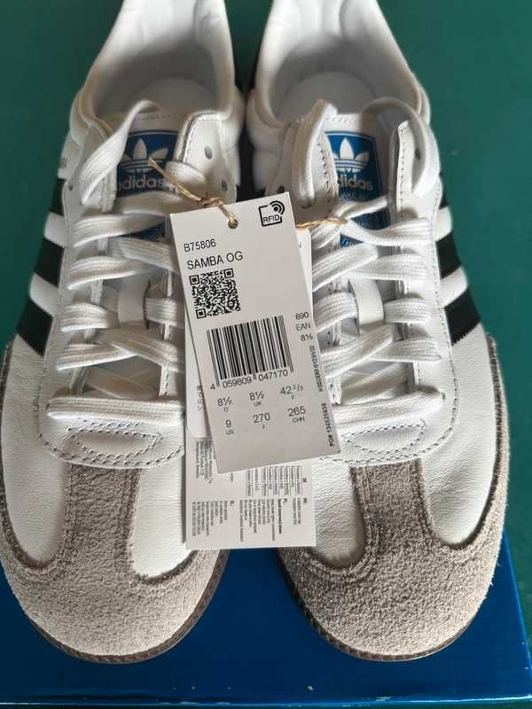 "Buty damskie Trampki" adidas Samba Biały r.39