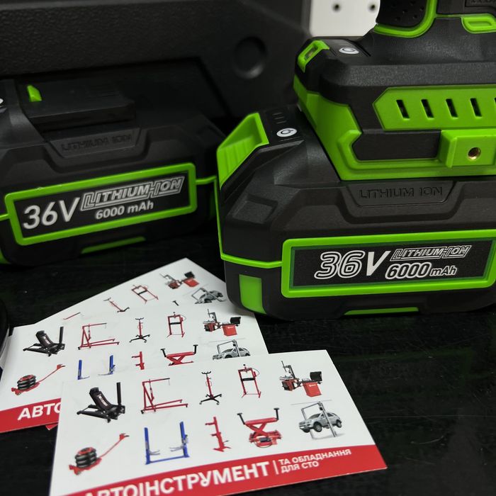 Акумуляторний безщітковий ударний гайковерт 1/2 850Nm 36В 6АFLINKE