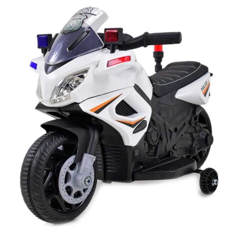 Motor na akumulator KOGUTY SYRENY Policyjne dla dziecka, Auto
