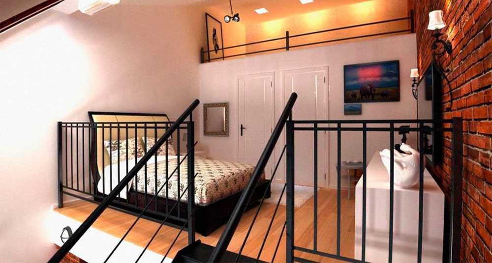 Лестничные перила конструкционные