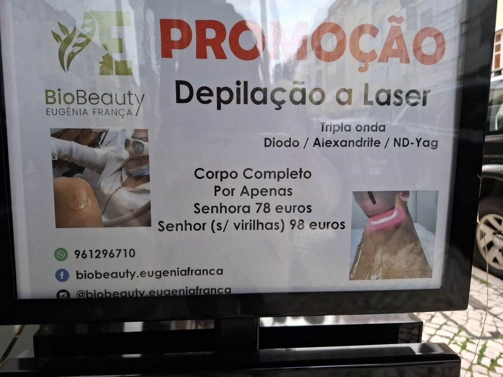 Depilação a Laser Unisexo( Diodo ,Alexandrite e ND-YAG).