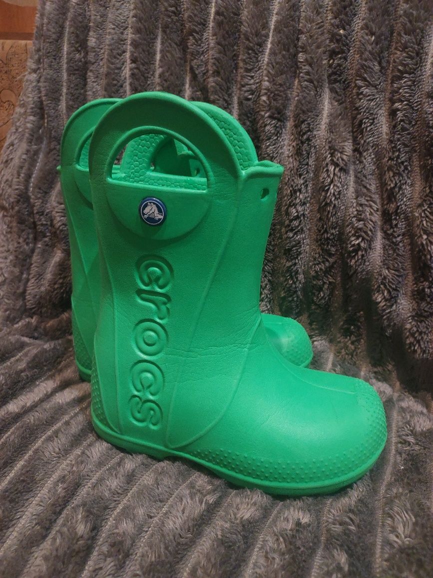 Крокси гумові с10 Crocs, сапоги,резинові сапожки, гумаки, під дощ