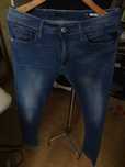 Джинсы Replay Titanium Max jeans Italy w31, w32 stretch navy.