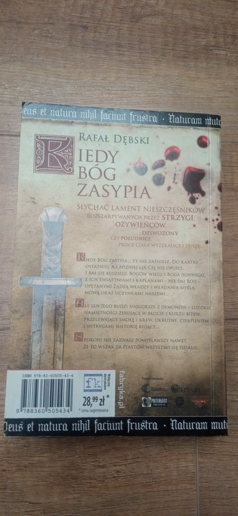 Kiedy Bóg zasypia Rafał Dębski