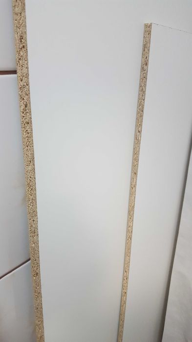 formatka półka z płyty białej laminowanej 12mm