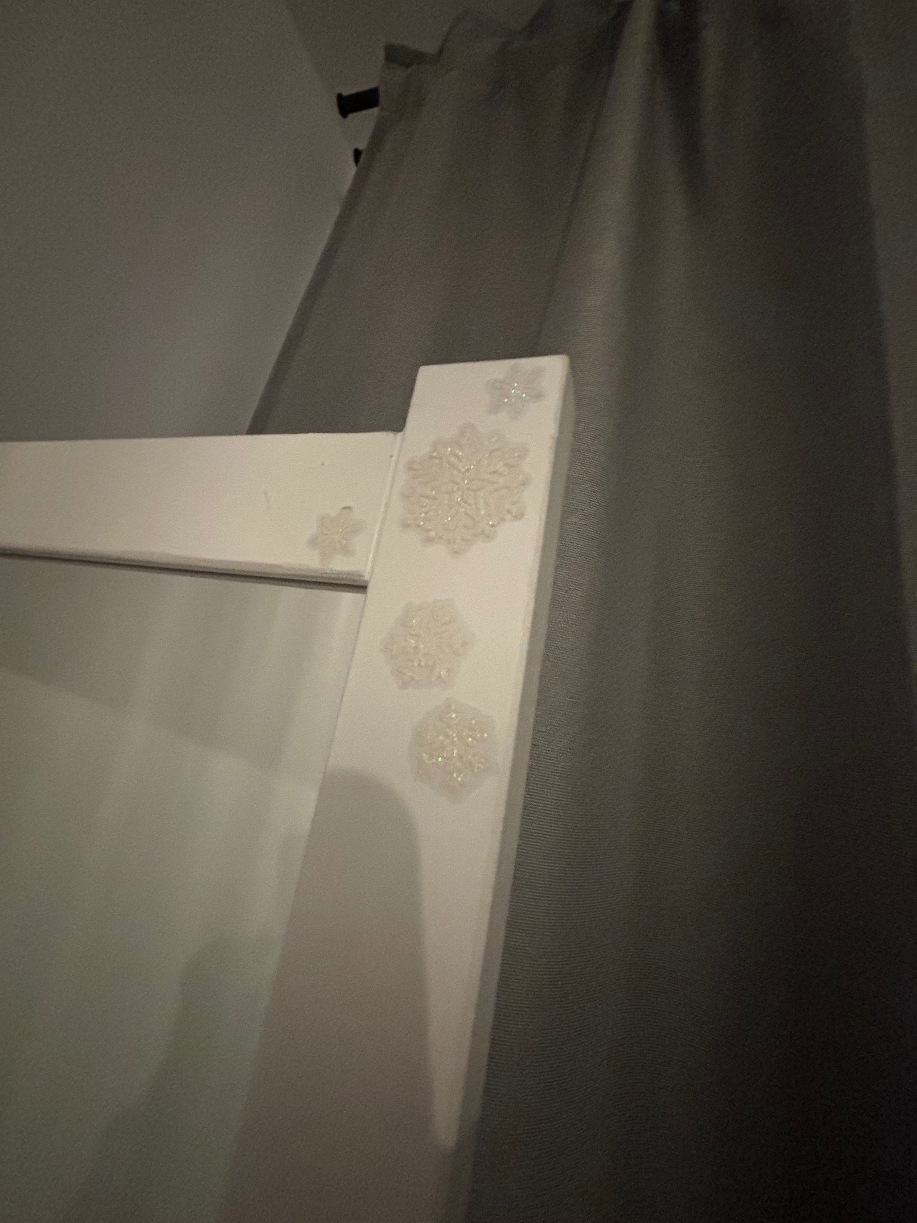 Ikea isfjorden białe lustro stojące