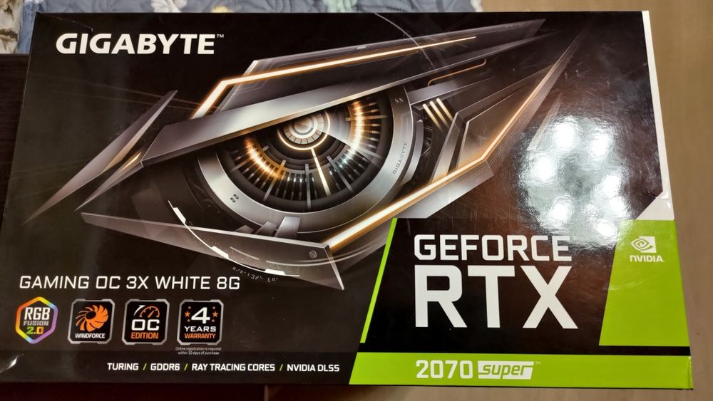Відеокарта RTX 2070 super gigabyte