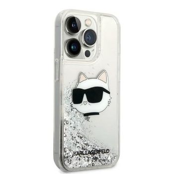 Oryginalne Etui KARL LAGERFELD Glitter Choupette Head Iphone 14 Pro