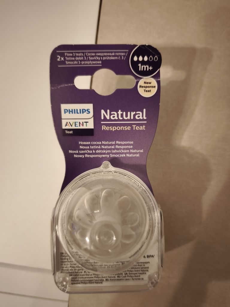 Smoczek do butelki Philips Avent 3 1+