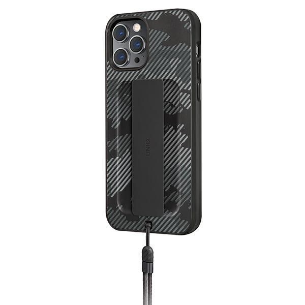 Etui Heldro do iPhone 12/12 Pro - Antybakteryjne, Moro/Charcoal, 6.1"