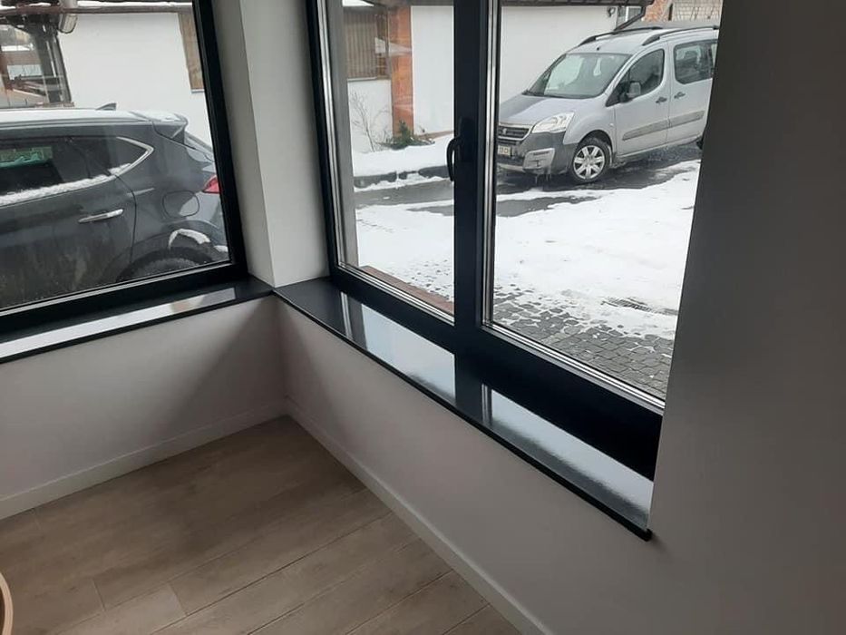 Підвіконня, стільниця, мийка, Керамограніт, Кварцит, Акрил, Агломармур