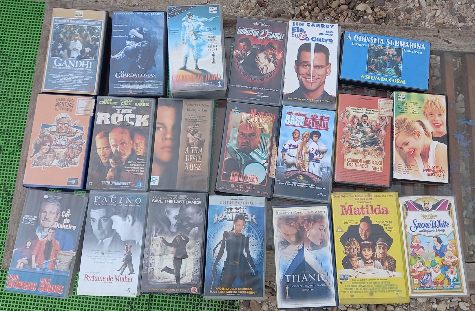 Coleção de 40 cassetes VHS