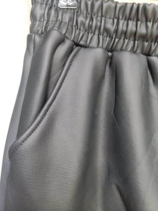 Брюки качеств. кожзам Турция, на утеплителе