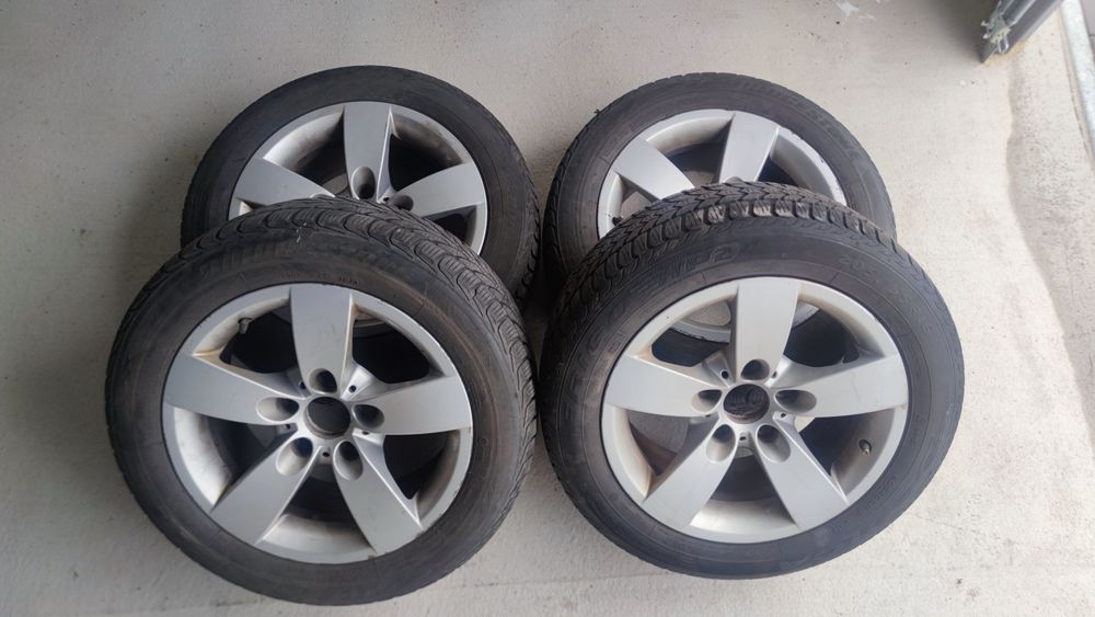 Felgi aluminiowe z oponami zimowymi 205/55R16