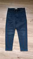 Spodnie dla chłopca, granatowe chinosy, eleganckie, Zara, 116