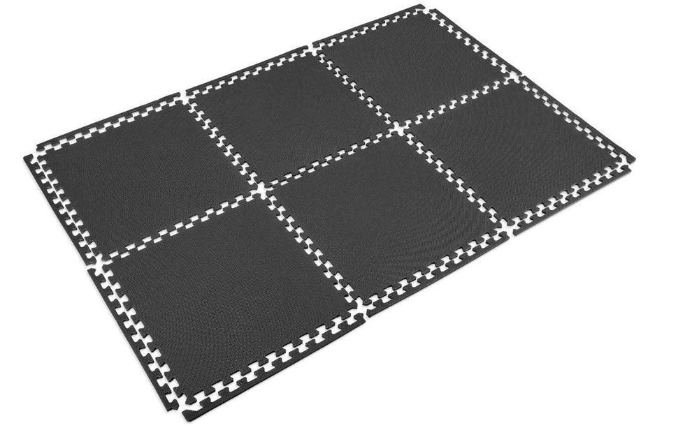 Mata do ćwiczeń 180 cm x 120 cm, Zestaw 6 szt. 60 cm x 60 cm