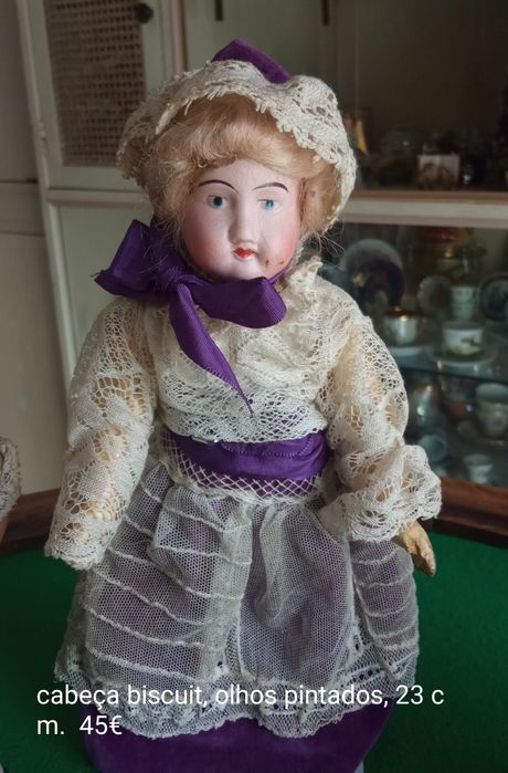 Lote de 4 Bonecas antigas pequenas