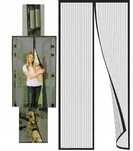 MOSKITIERA magnetyczna na drzwi 100x210cm siatka przeciw owadom