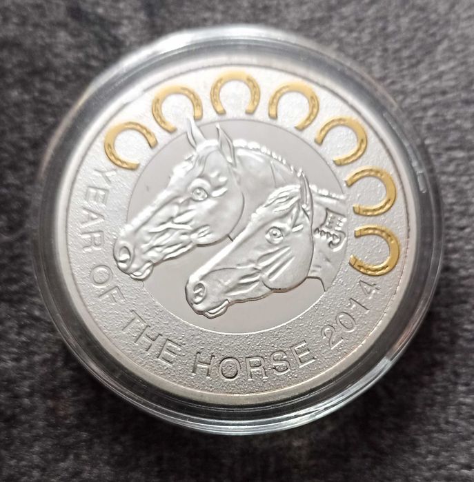 1 $ Moneta Kapsel Elizabeth II Dolar Dollar Dollars Królowa