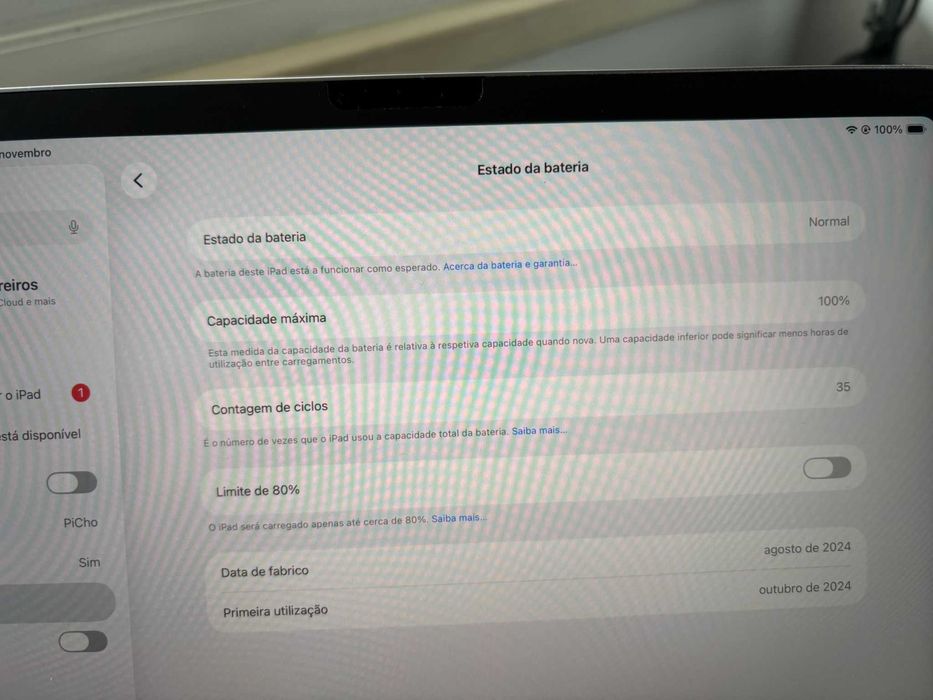 iPad Air 11'' M2 128GB com Pencil Pro e Capa