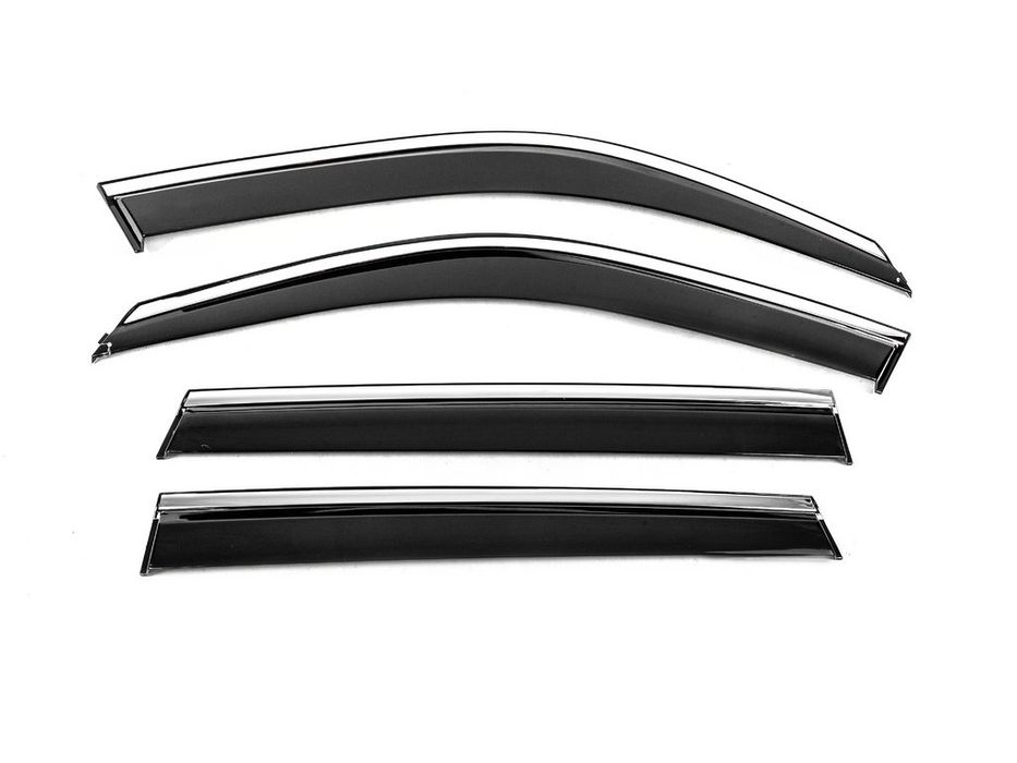 BMW X5 F-15 2013-2018 рр. Вітровики з хромом Niken Luxury (4 шт)