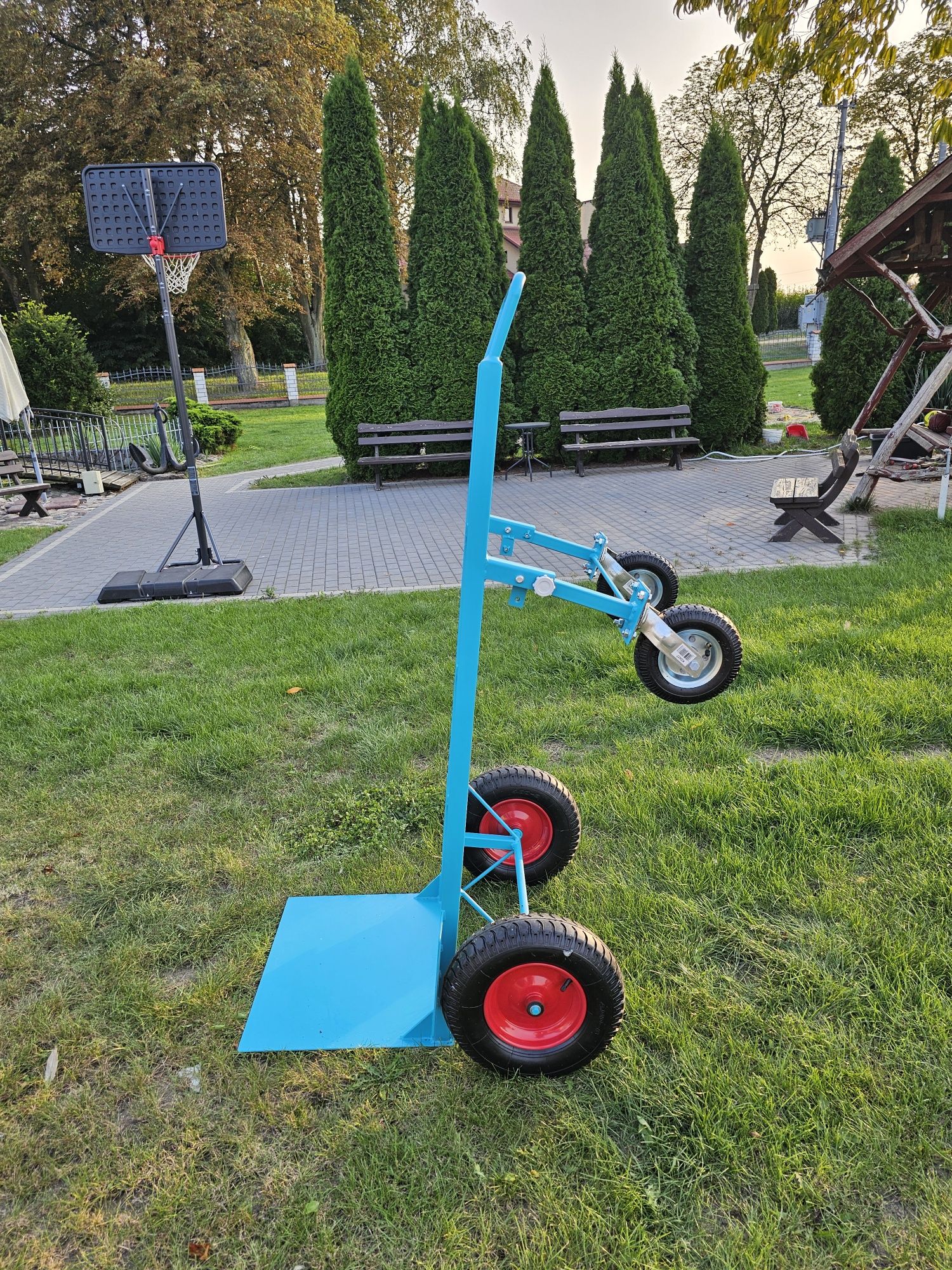 Wózek transportowy do dmuchańcóŵ, dmuchaniec, zjeżdżalnia