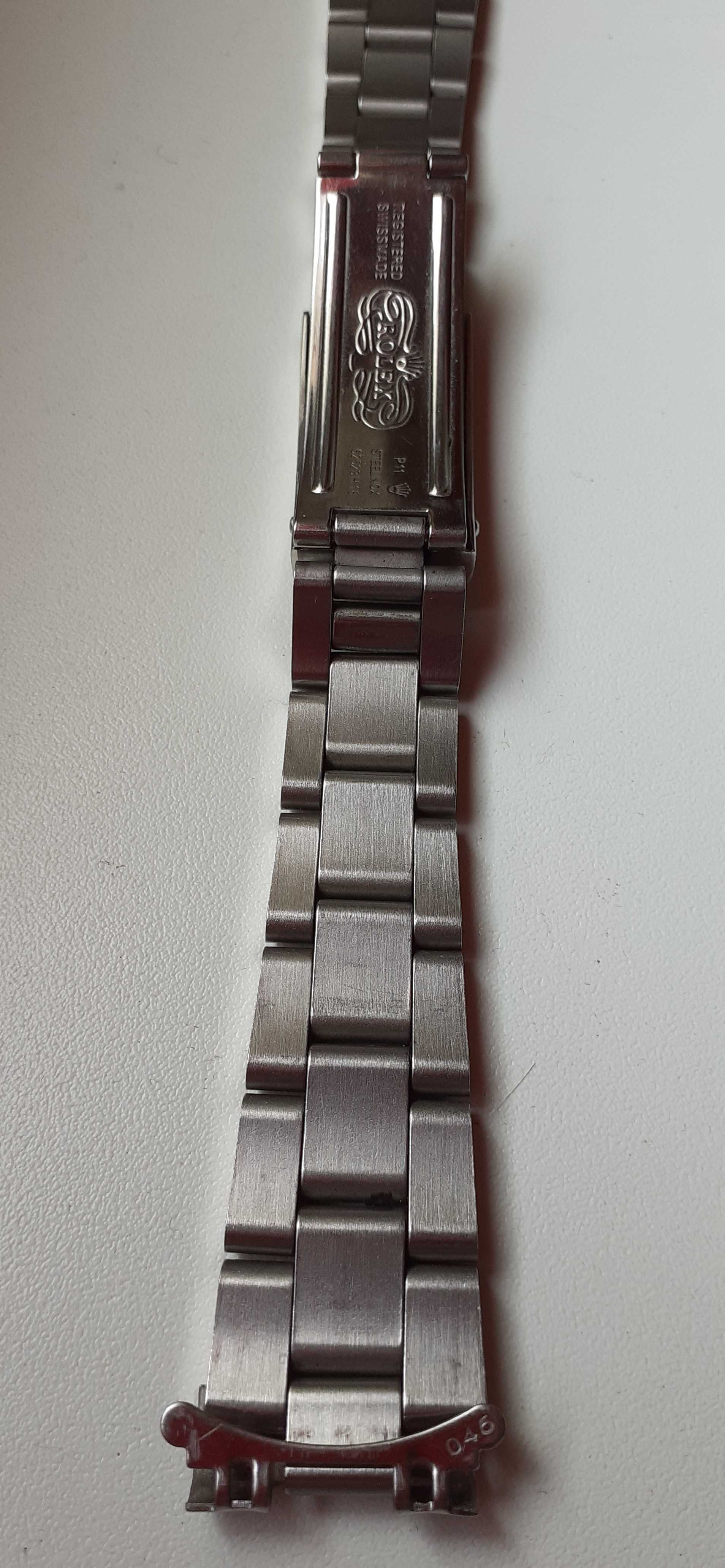 Bransoletka ROLEX do zegarka stal nie srebro R 17 mm.