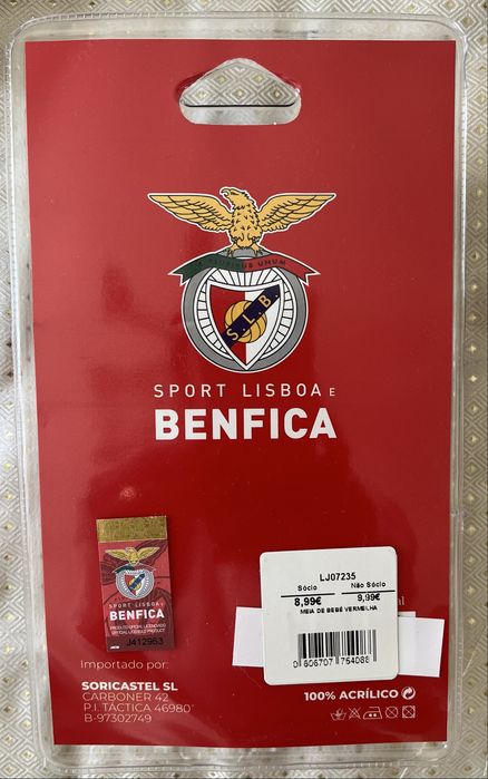 Sapatinhos bebe do benfica