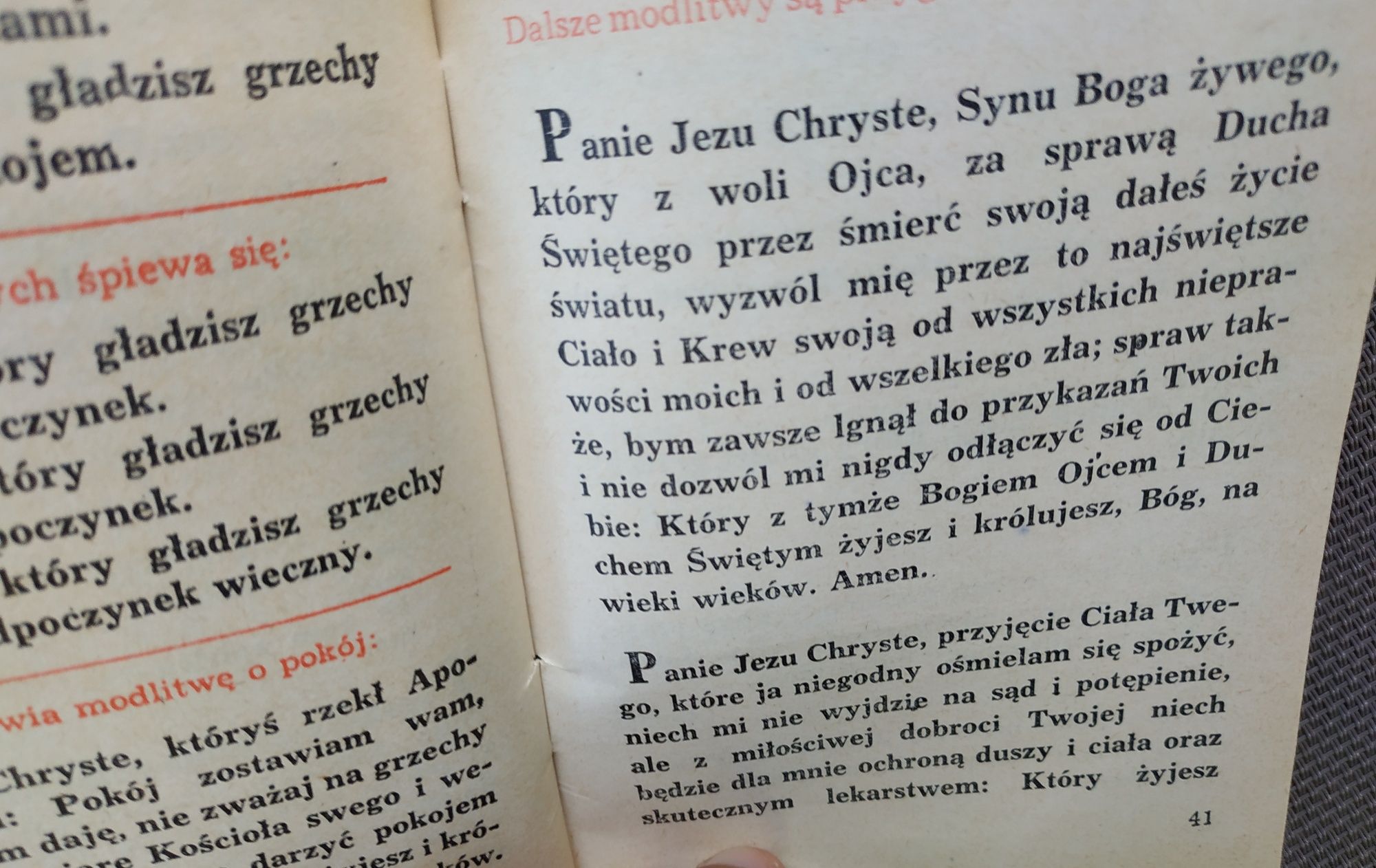 Części stałe mszy świętej śpiewnik liturgiczny z 1968
