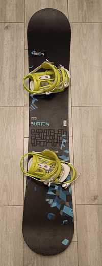 Deska snowboardowa Burton Cruzer 155 + wiązania Raven S750 M