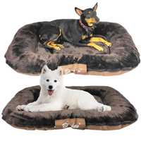 Legowisko kanapa Ponton dla dużych psów psa 125x90cm Brąz Minky