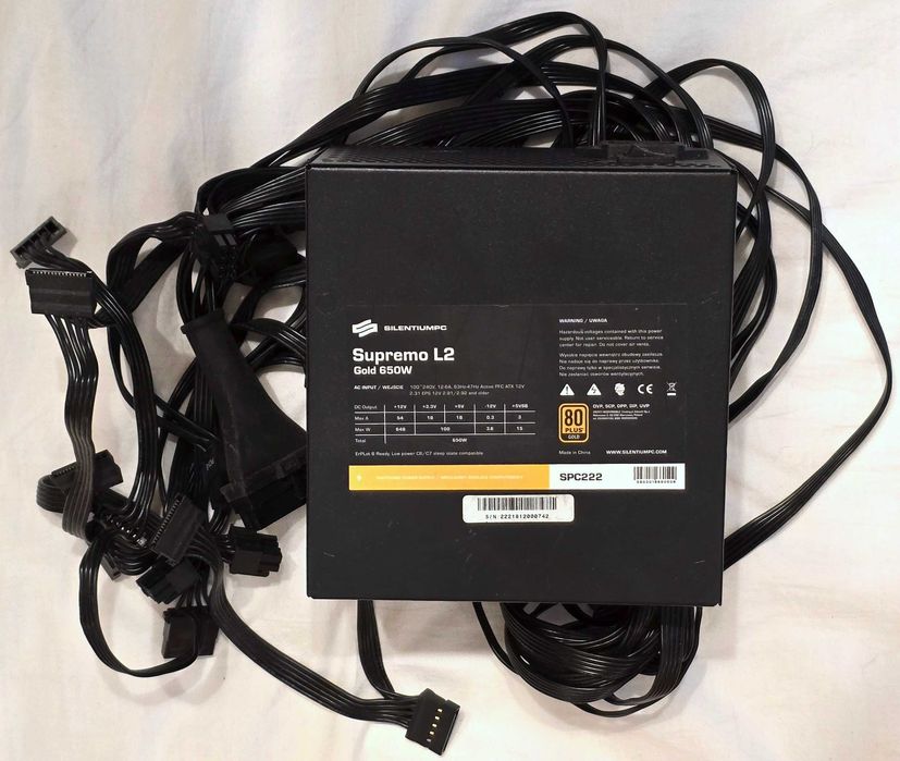 Zasilacz SilentiumPC Supremo L2 Gold 650 W
